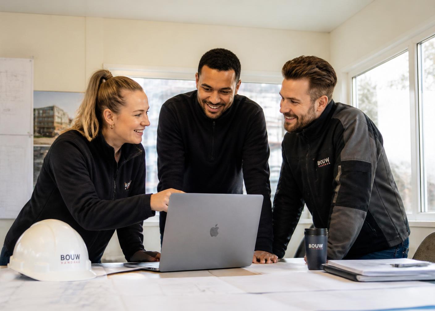 Team werkt samen in InfraPay